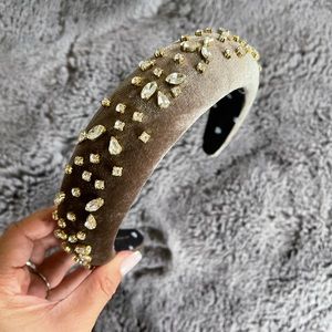 Lele Sardoughi Jeweled Padded Headband